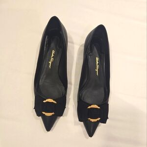 Salvatore Ferragamo Talla Pointed Ballerinas - Size 9